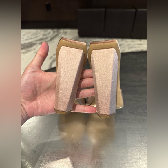 SOLD! GIA BORGHINI X RHW Rosie Satin Sandals Size US 8.5 NEW WITH BOX - Picture 8 of 13